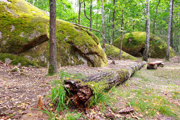 Stone village - Ukrainian Stonehenge (reserve) in Zhytomyr region, Ukraine