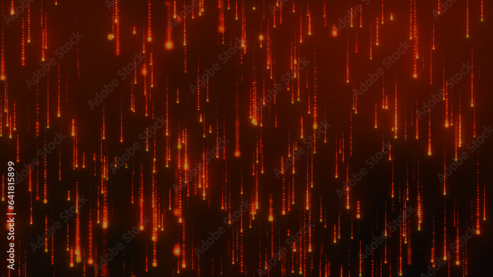 Poster digital binary data, streaming code background. background matrix. hacker programming coding concept