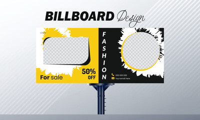 Vector modern Fashion banner template.