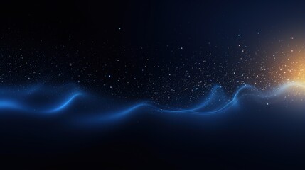 Obraz premium Starry night sky with a galaxy and nebula