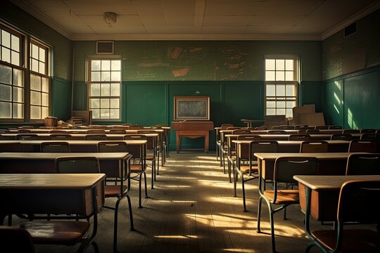 Empty Old Classroom Images – Browse 22,528 Stock Photos, Vectors, and Video  | Adobe Stock