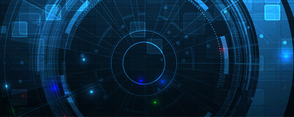 Technology abstract futuristic background for internet business. Big data concept.