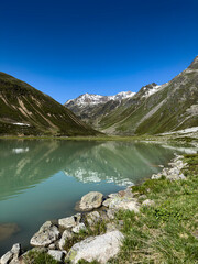 Obraz premium Rifflsee im Pitztal - Tirol