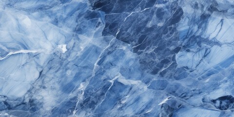 Obraz premium Luxury white blue marble texture background design, generative ai