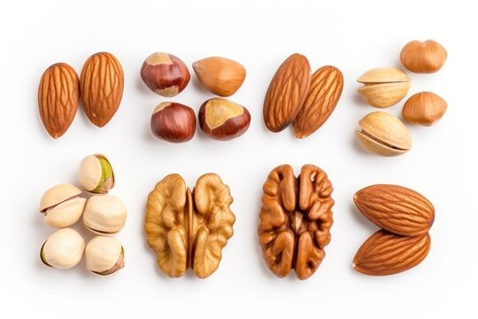Different types of nuts