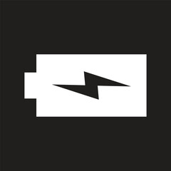battery icon simple design art eps 10