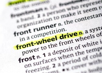 Fototapeta premium front wheel drive