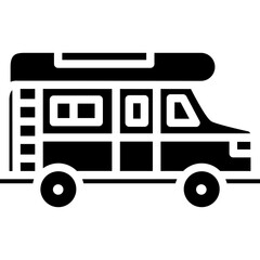 Travel van icon	
