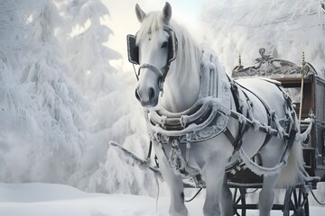 Winterliches Pferdeschlittenfahrtabenteuer