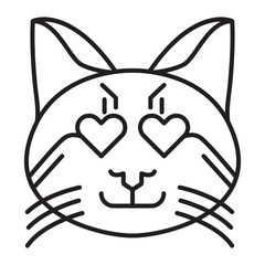 Love Cat Emoji Icon