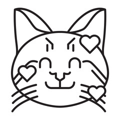 Love Cat Emoji Icon