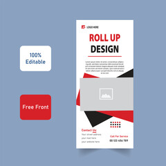 Fashion Roll Up Banner Template 