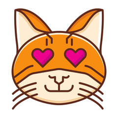Love Cat Emoji Icon