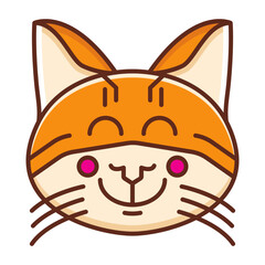 Smile Cat Emoji Icon