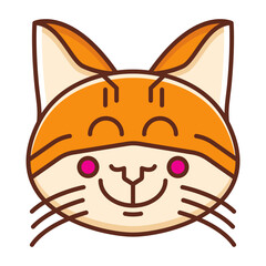 Smile Cat Emoji Icon
