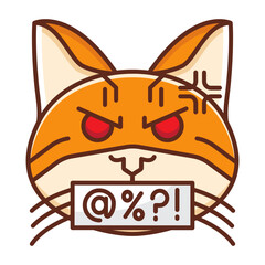  Angry Cat Emoji Icon