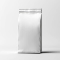 Stand-up pouch bags isolated on white background. AI Generated