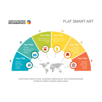 Global project statistics as half pie chart vector illustration. Cartoon drawing of business scheme for brochure or research. Finances, economy concept for report or presentation slide