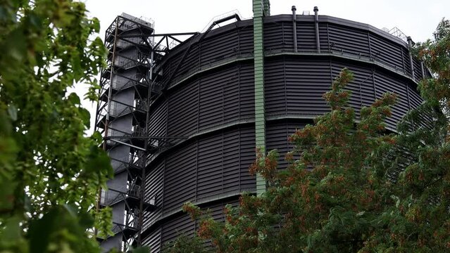 the famous gasometer in oberhausen germany video