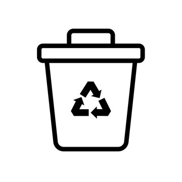 trash can, vector icon