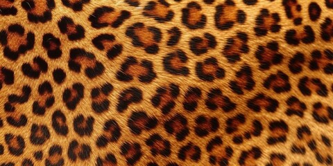 AI Generated. AI Generative. Leopard skin fur texture decoration background. Can be used for graphic or fashion design template