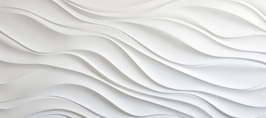 Obraz premium Pattern background surface wallpaper abstraction wave textured decorative backdrop white light design