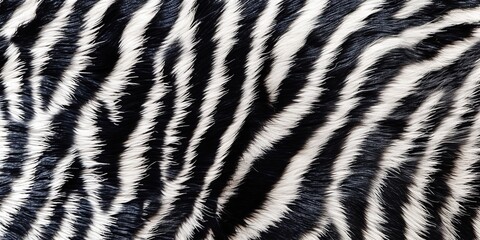 AI Generated. AI Generative. Zebra background decoration skin texture pattern. Black and white stripes pattern