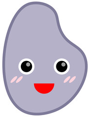 Smile shape icon. Vector illustration.	