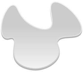 Shape paper cut. Vector illustration.	