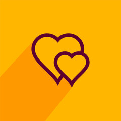 heart icon vector illustration