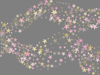 Phlox simplistic flowers vector design. Tiny field floral shapes scattered. Hinamatsuri Girl's Day pattern. Colorful flowers Phlox simple bloom. Spring daisies.