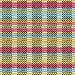 Cotton horizontal stripes knitting texture