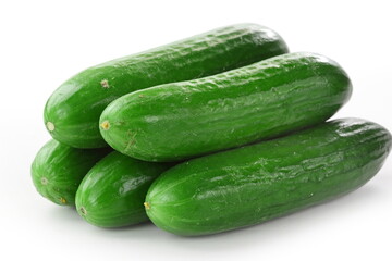 The green cucumbers