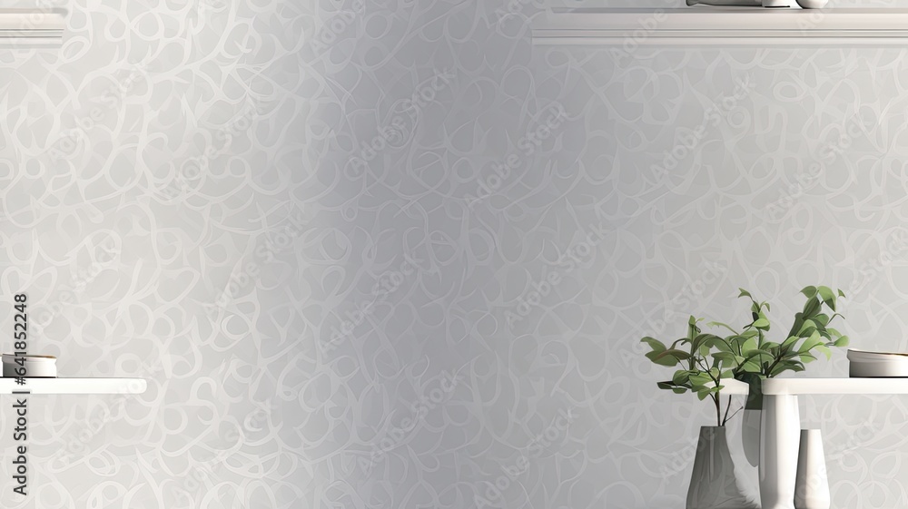 Poster an abstract white and silver light pattern with a gradient of gray, meticulously crafted to seamless