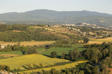 Fototapeta na wymiar Beautiful Italian Landscape. Tuscany Italy. High quality photo