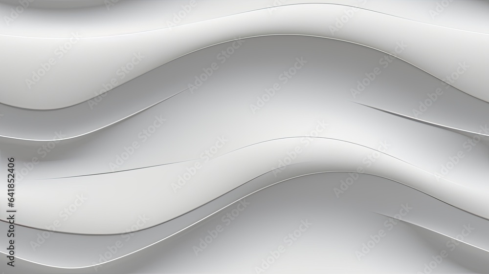 Poster an abstract white and silver light pattern with a gradient of gray, meticulously crafted to seamless