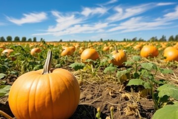 Pumpkin field