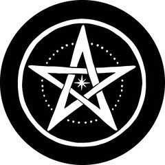 `Tarot star coin black magic art. - 641854699