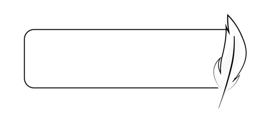 Pióro ramka © Monika Janiak-Klicha