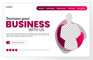 Web design template.