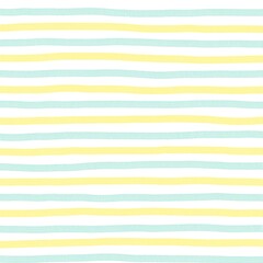 Yellow Green Stripe Hand Drawn Background