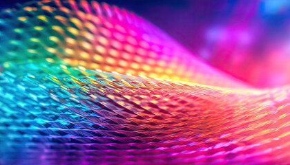 abstract rainbow background,Multicolored Lights on a Curved Surface
