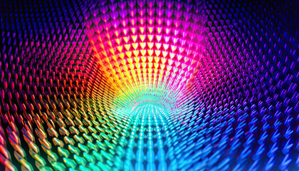 Fototapeta premium abstract rainbow background,Multicolored Lights on a Curved Surface