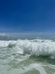 Hurricane Idalia outer band waves Emerald Coast Florida 