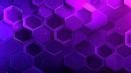 Obraz na płótnie Canvas A Futuristic Hexagonal Pattern in Purple and Pink,background with hexagons,abstract background with hexagons
