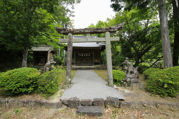 愛媛県松野町　大本神社の風景