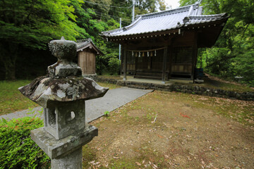 愛媛県松野町　大本神社の風景