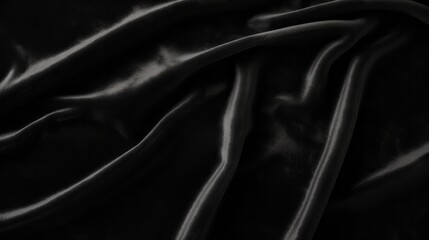 Obraz premium Velvet of a textured black fabric