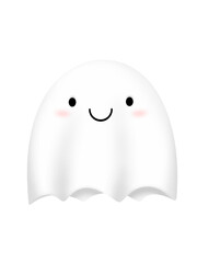 Cute cartoon ghost 