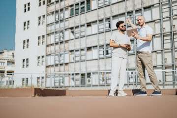 Successful Architecture Team Discusses Blueprint for Modern Building Design